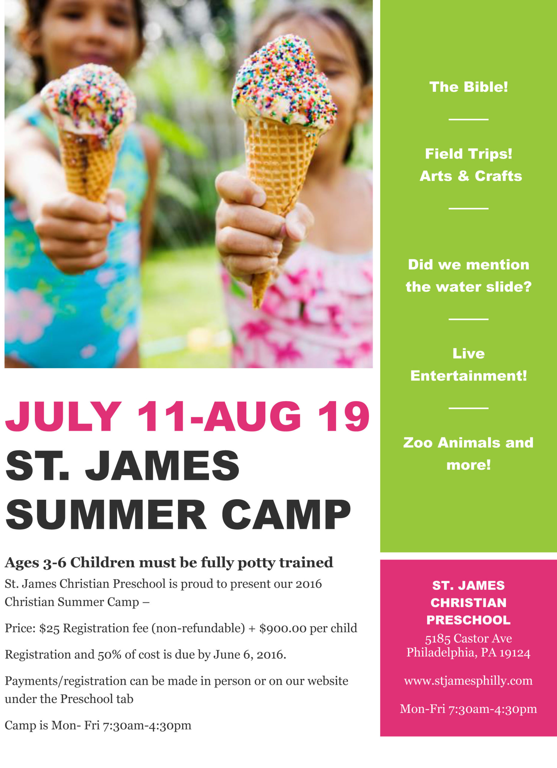 St. James Summer Camp Frankford Gazette